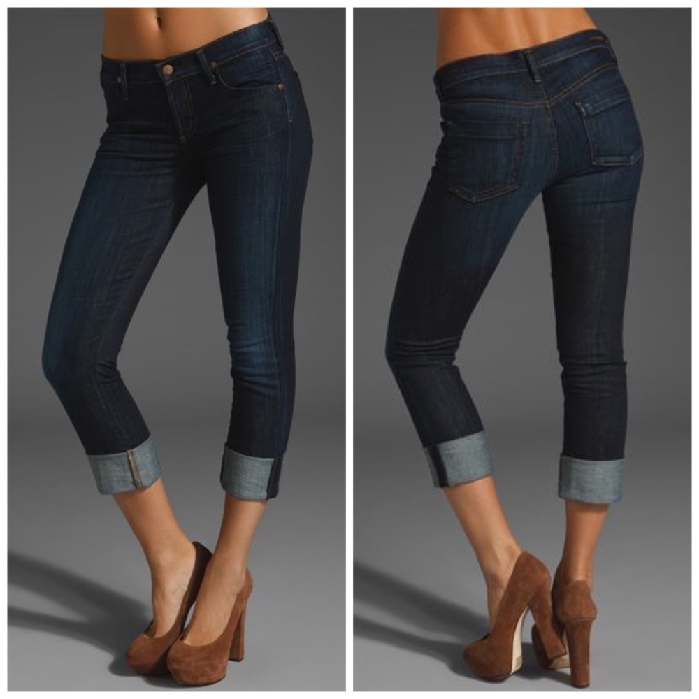 Citizens of Humanity Dani Cropped Straight Leg Jeans Size 28